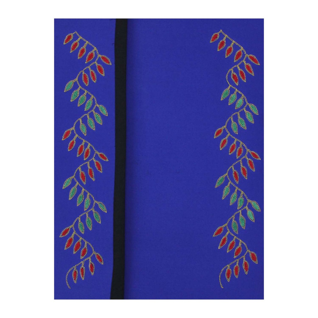 Hand Embroidery Flap File Folder