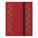 Hand Embroidery Flap File Folder