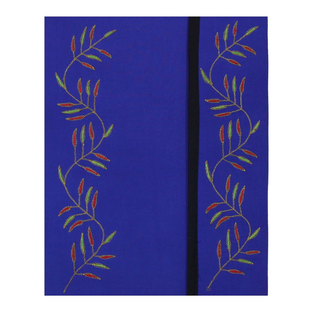 Hand Embroidery Flap File Folder