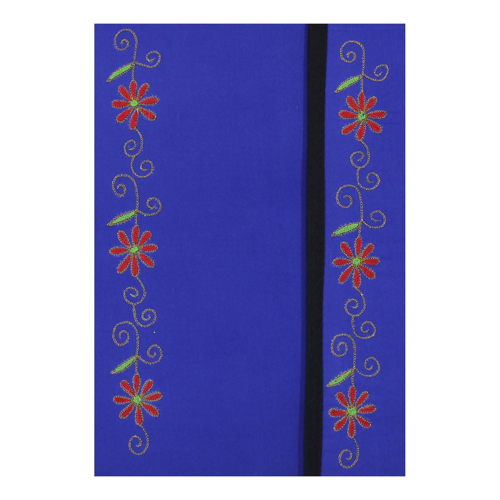 Hand Embroidery Flap File Folder