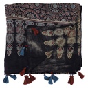 Hand Block Print Modal Silk Stole