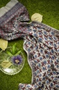 Cotton Ajrakh Hand Block Print Saree