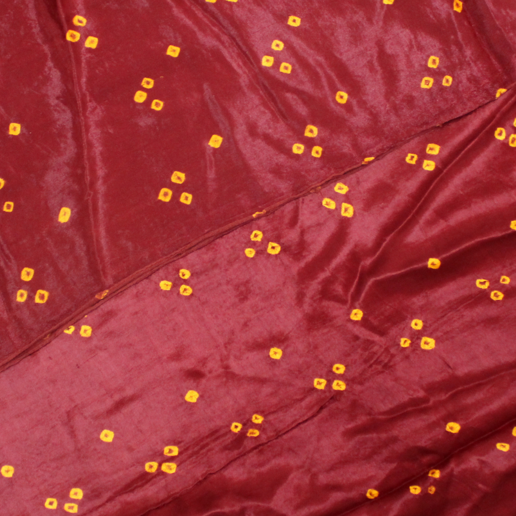 Bandhani Mashru Cloth Material/Fabric