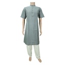 Cotton Half Sleeve Solid Kurta/Modi Kurta