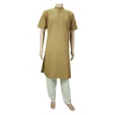 Cotton Half Sleeve Solid Kurta/Modi Kurta