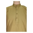 Cotton Half Sleeve Solid Kurta/Modi Kurta