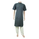 Cotton Half Sleeve Solid Kurta/Modi Kurta