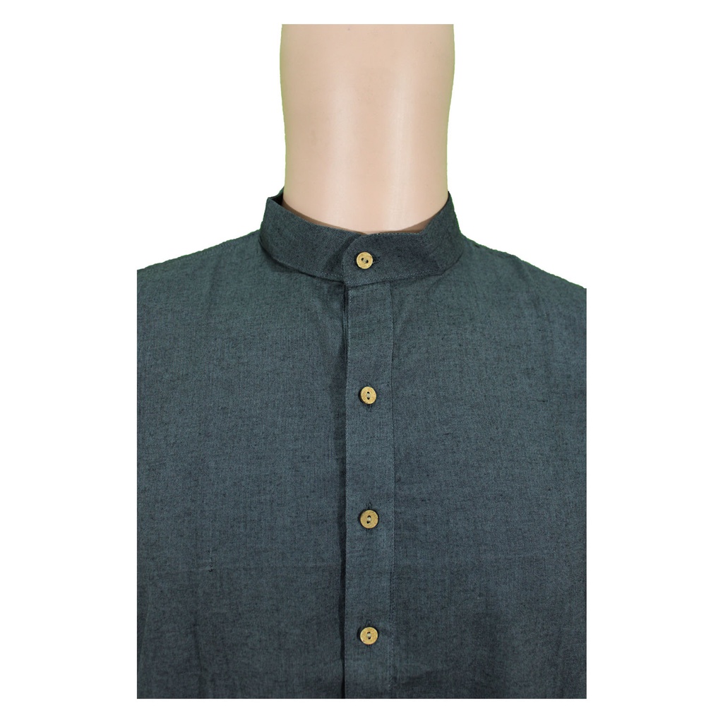 Cotton Half Sleeve Solid Kurta/Modi Kurta