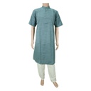 Cotton Half Sleeve Solid Kurta/Modi Kurta