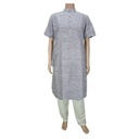 Cotton Half Sleeve Solid Kurta/Modi Kurta