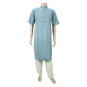 Cotton Half Sleeve Solid Kurta/Modi Kurta