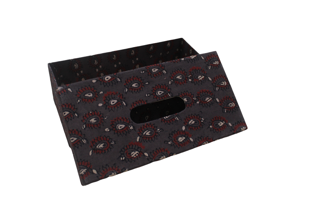 Handmade Block Print Tissue Holder
