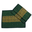 Handmade Tagai Embroidered Ajrakh Mashru Silk Table Placemats (Set of 6)