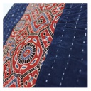 Handmade Tagai Embroidered Ajrakh Mashru Silk Table Placemats (Set of 6)