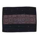 Handmade Tagai Embroidered Ajrakh Mashru Silk Table Placemats (Set of 6)
