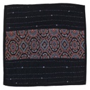 Handmade Tagai Embroidered Ajrakh Mashru Silk Table Placemats (Set of 6)