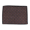 Handmade Tagai Embroidered Ajrakh Mashru Silk Table Placemats (Set of 6)