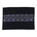 Handmade Tagai Embroidered Ajrakh Mashru Silk Table Placemats (Set of 6)