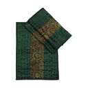 Handmade Tagai Embroidered Ajrakh Mashru Silk Table Placemats (Set of 6)
