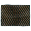 Handmade Tagai Embroidered Ajrakh Mashru Silk Table Placemats (Set of 6)