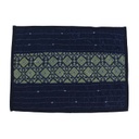 Handmade Tagai Embroidered Ajrakh Mashru Silk Table Placemats (Set of 6)