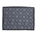 Handmade Tagai Embroidered Ajrakh Mashru Silk Table Placemats (Set of 6)