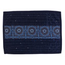 Handmade Tagai Embroidered Ajrakh Mashru Silk Table Placemats (Set of 6)