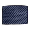 Handmade Tagai Embroidered Ajrakh Mashru Silk Table Placemats (Set of 6)