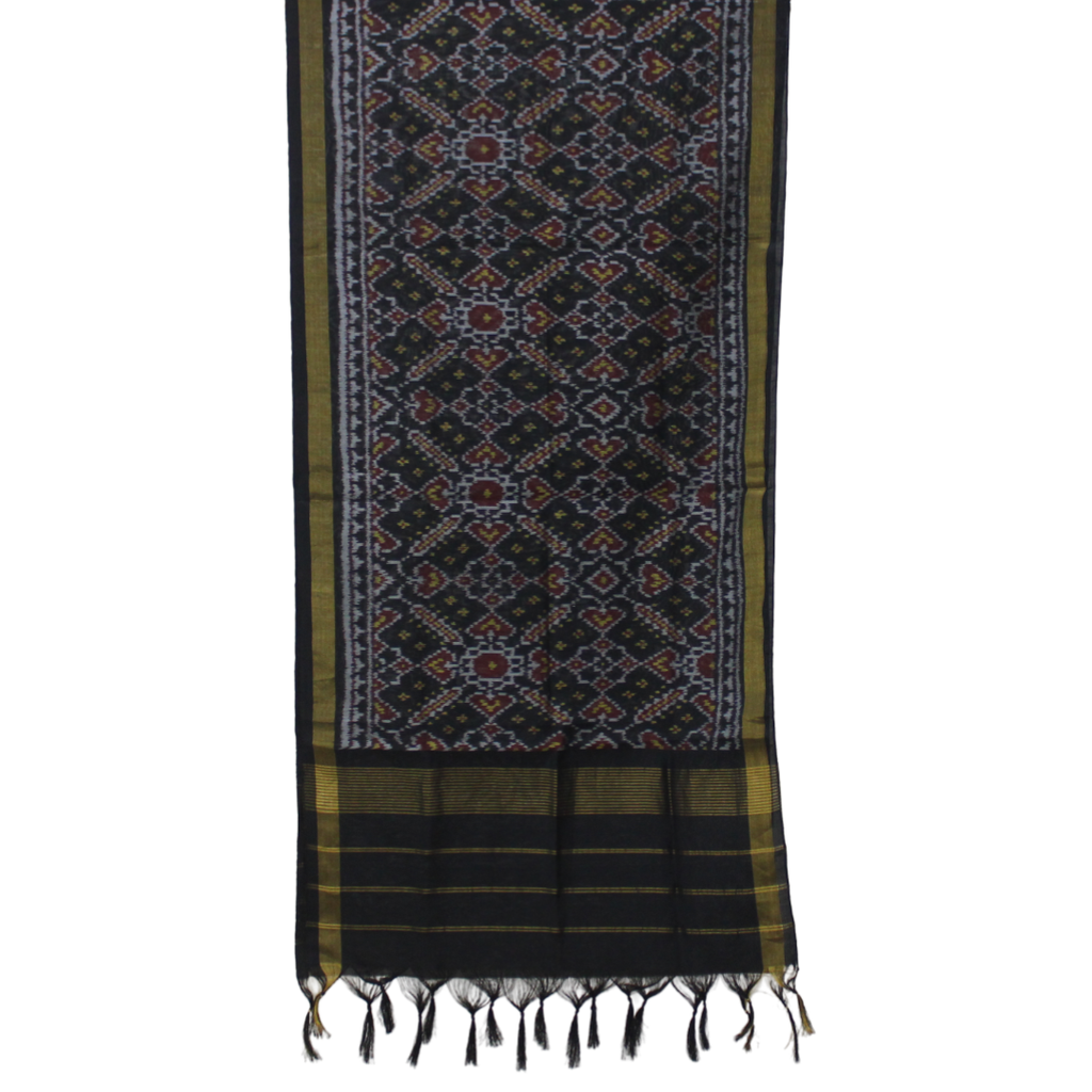 Handloom Single Ikat Patola Silk Stole