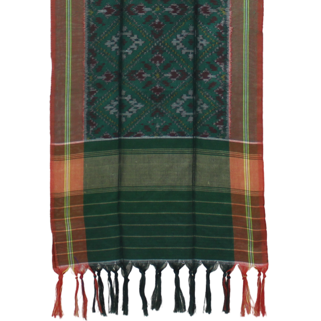Handloom Single Ikat Patola Silk Stole