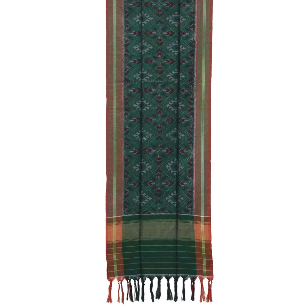 Handloom Single Ikat Patola Silk Stole