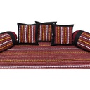 Handcrafted Cotton Applique Work Diwan Bed Sheet Set