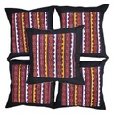 Handcrafted Cotton Applique Work Diwan Bed Sheet Set