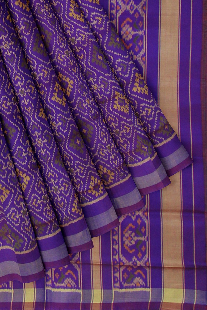 Handloom Single Ikat Silk Patola Saree