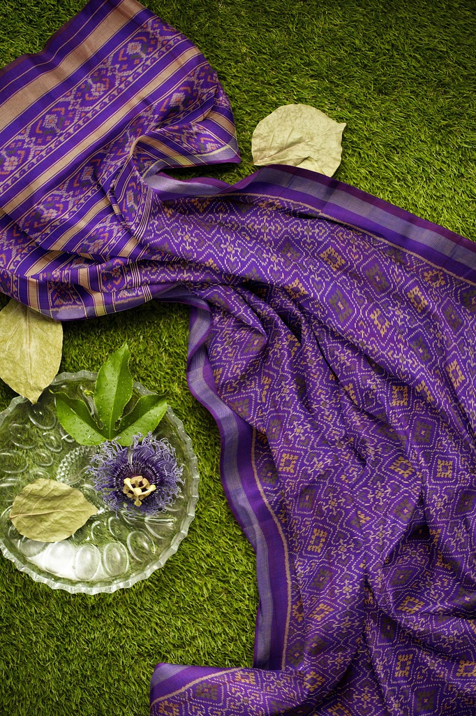 Handloom Single Ikat Silk Patola Saree