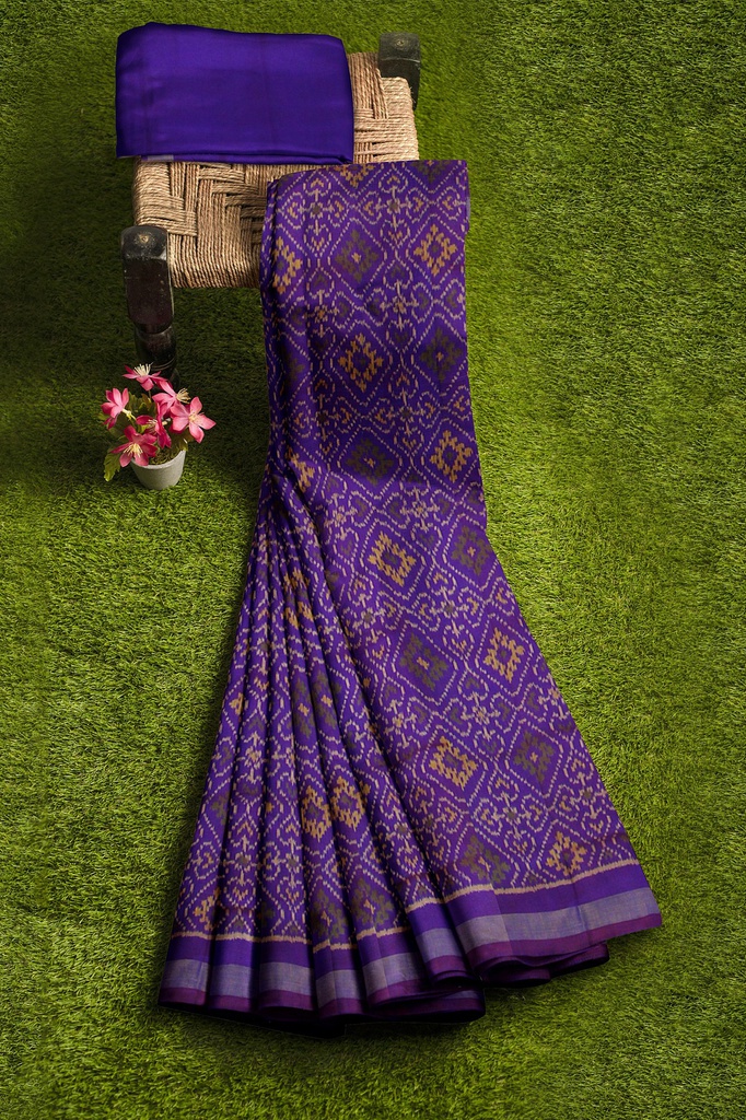 Handloom Single Ikat Silk Patola Saree