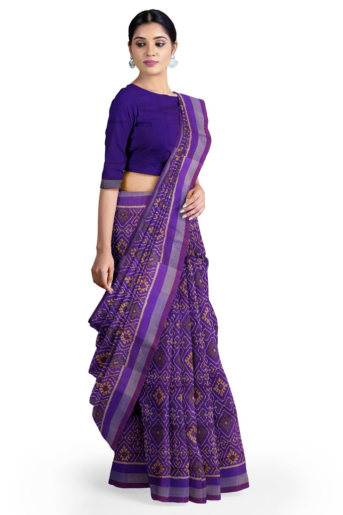 Handloom Single Ikat Silk Patola Saree