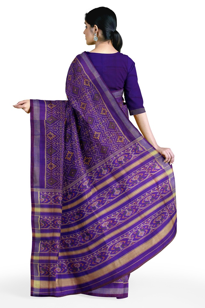 Handloom Single Ikat Silk Patola Saree