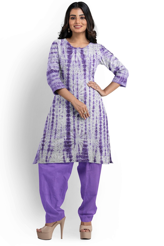 Hand Block Print Cotton Dress Material / Salwar Suit