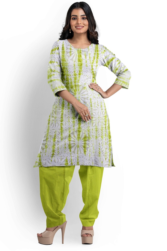 Hand Block Print Cotton Dress Material / Salwar Suit