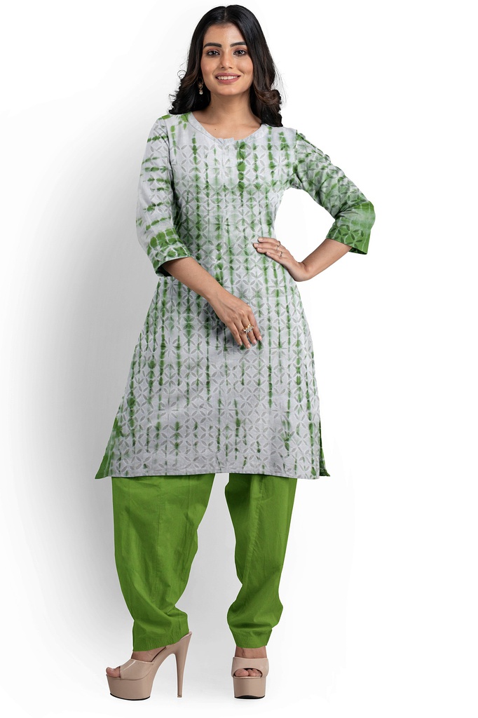 Hand Block Print Cotton Dress Material / Salwar Suit