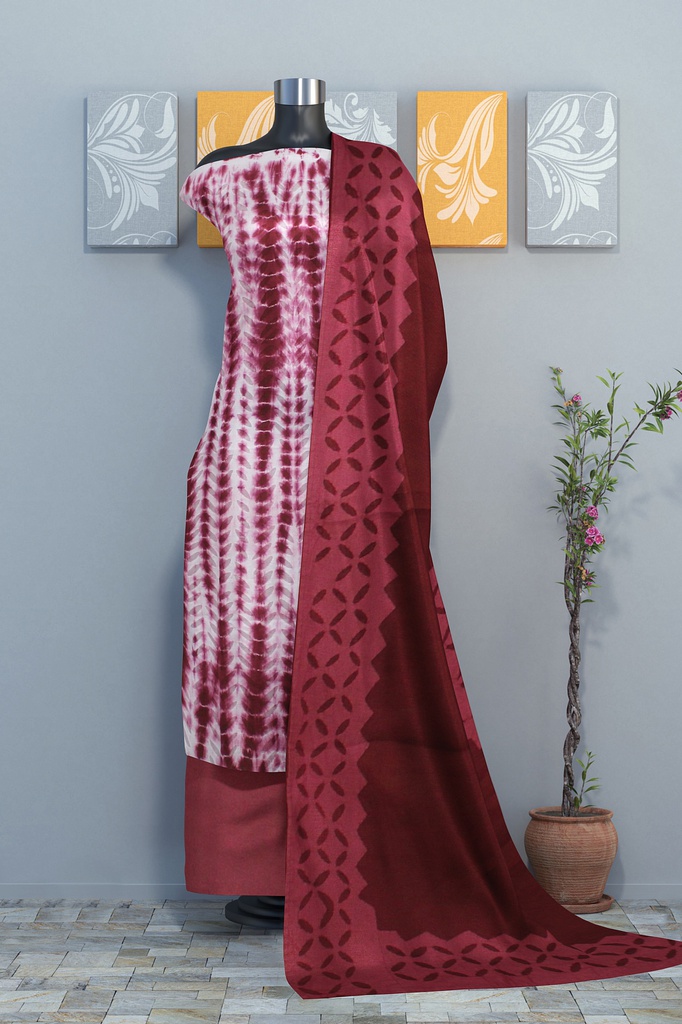 Hand Block Print Cotton Dress Material / Salwar Suit