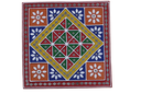 Handcrafted Leaf Design Mud Work Wall Hanging