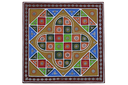 Handcrafted Leaf Design Mud Work Wall Hanging