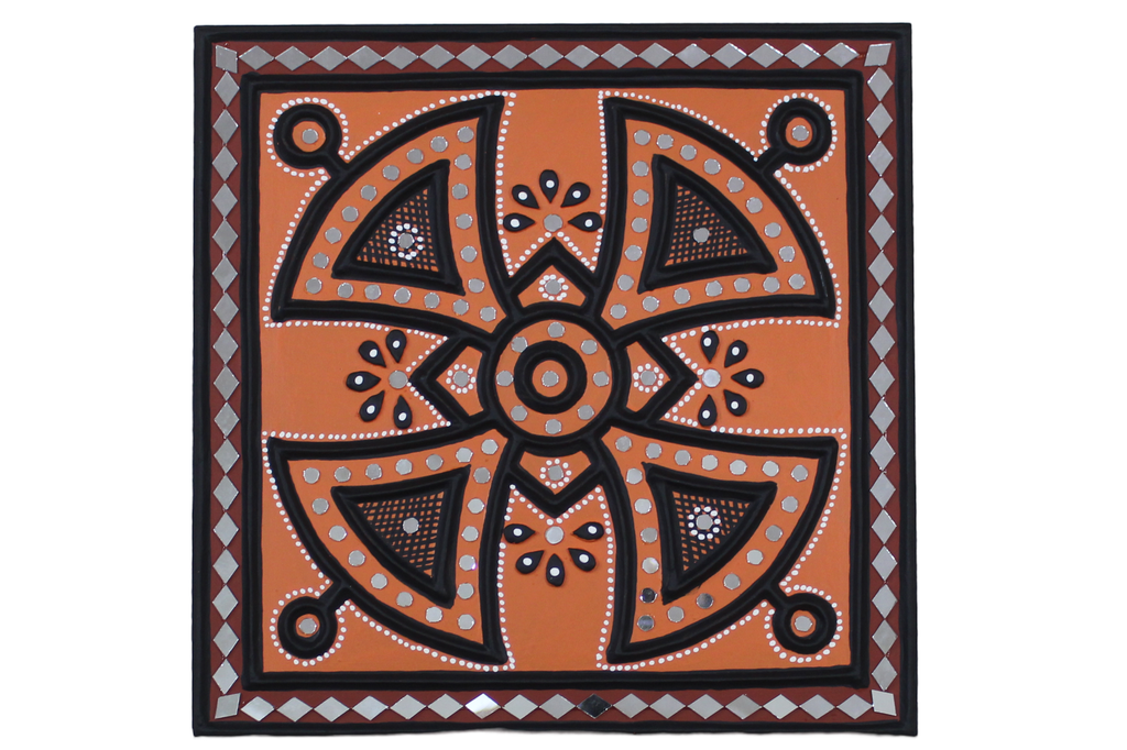 Handcrafted Mud Work Wall Hanging