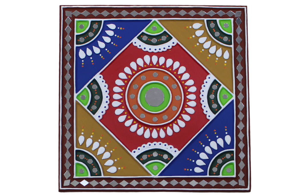 Handcrafted Mud Work Wall Hanging
