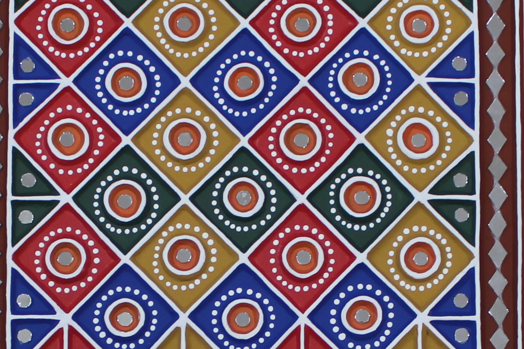 Handcrafted Mud Work Wall Hanging