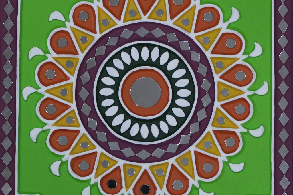 Handcrafted Mud Work Wall Hanging
