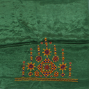 Hand Embroidered Unstitched Blouse Material