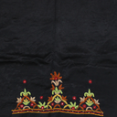 Hand Embroidered Unstitched Blouse Material
